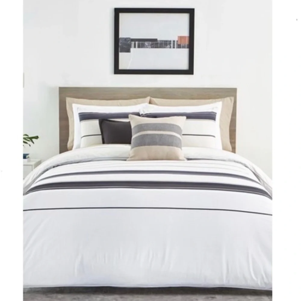 Lacosté Avoriaz Taupe 3PC Duvet Set